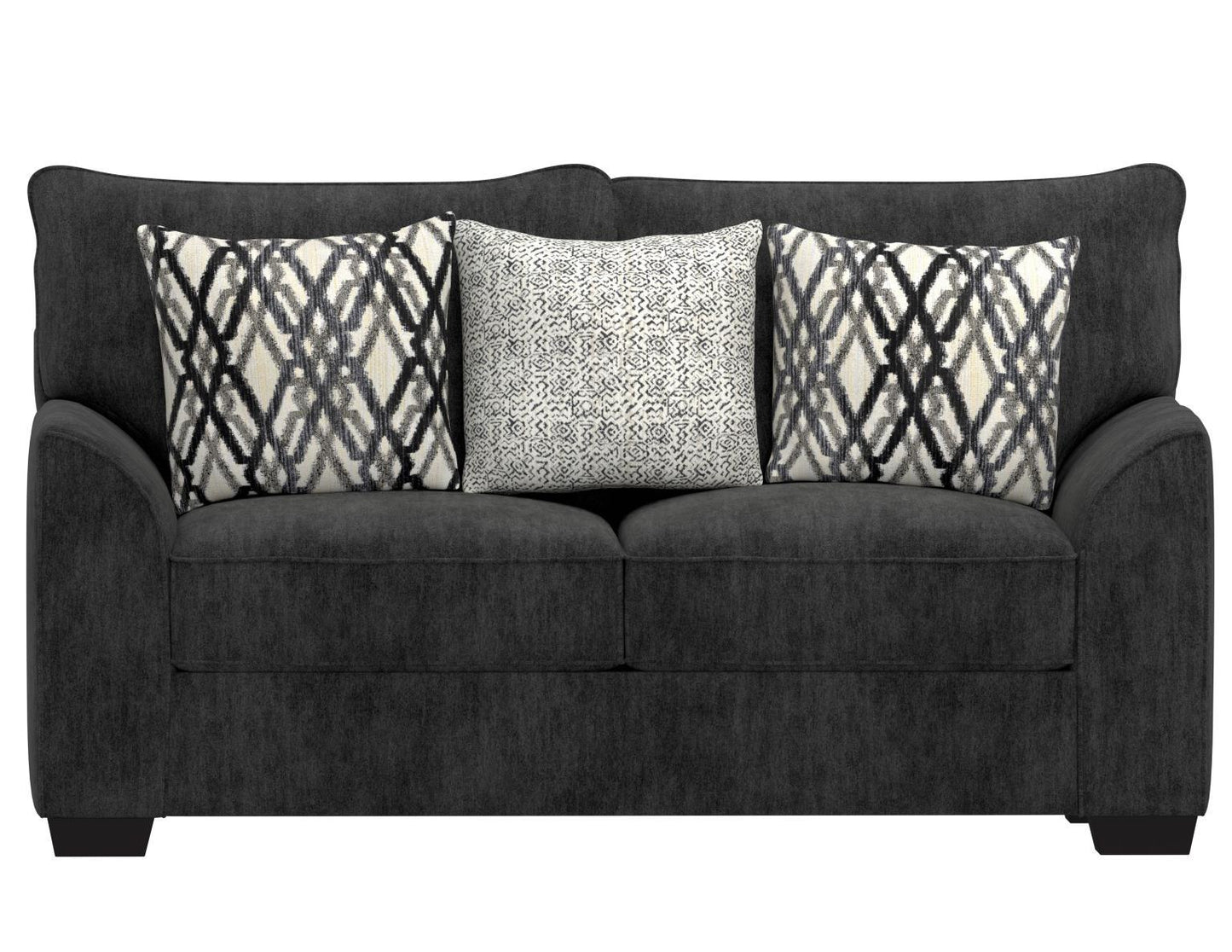 Destiny Coal Sofa, Loveseat & Accent Chair