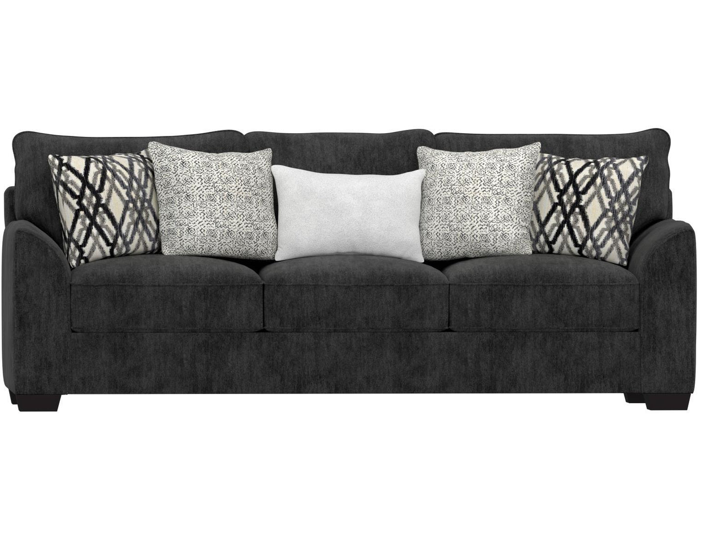 Destiny Coal Sofa, Loveseat & Accent Chair