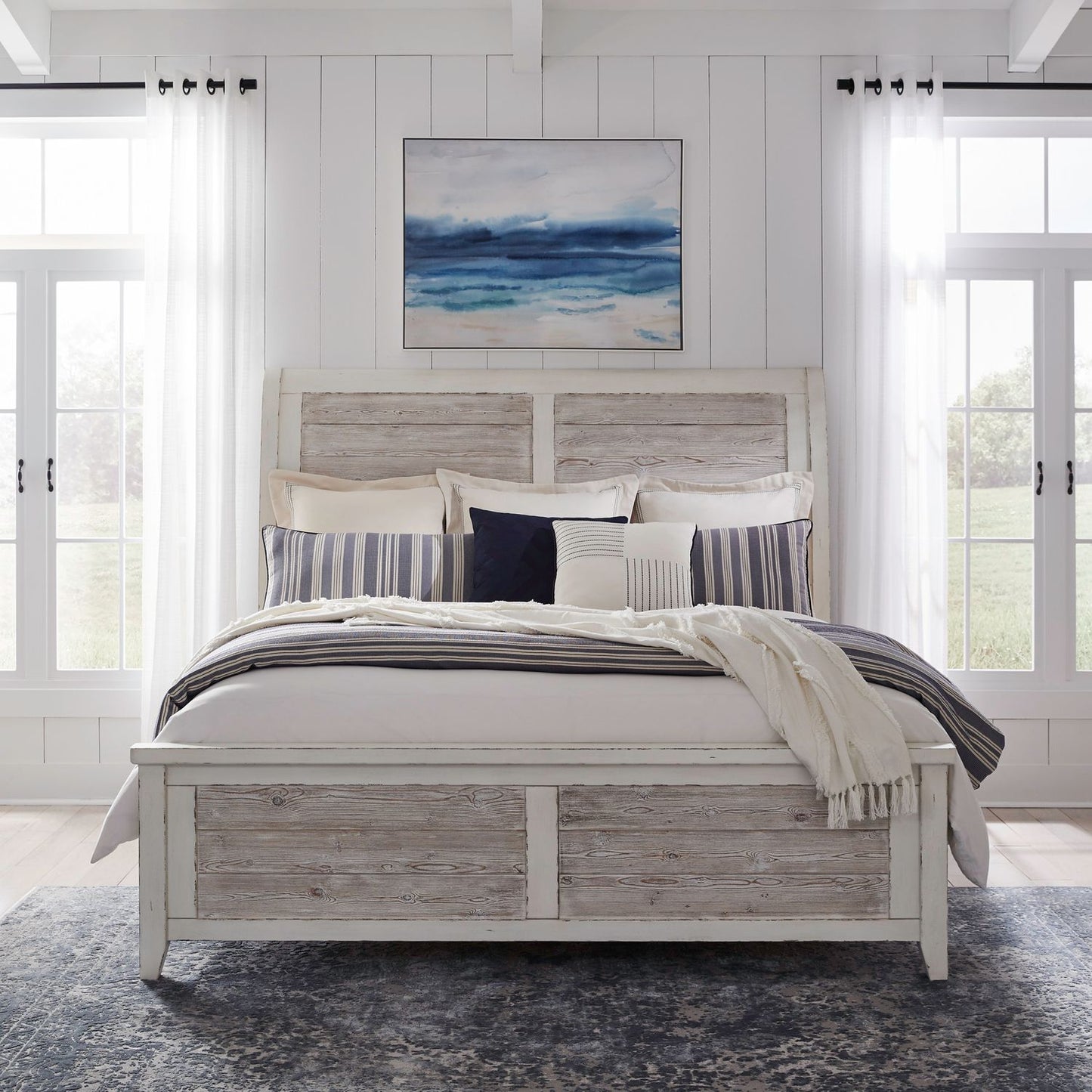 Backroads Sleigh Bed, Dresser & Mirror, Chest, Night Stand