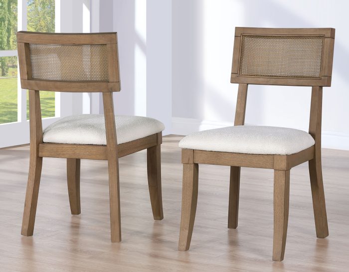 Colvin 52-inch Round Dining Table & Chairs, Brown