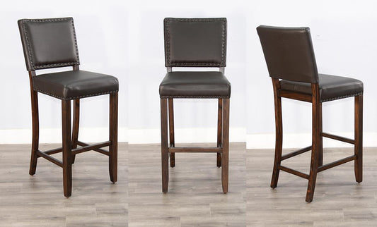 30"H Barstool, Cushion Seat (BROWN)