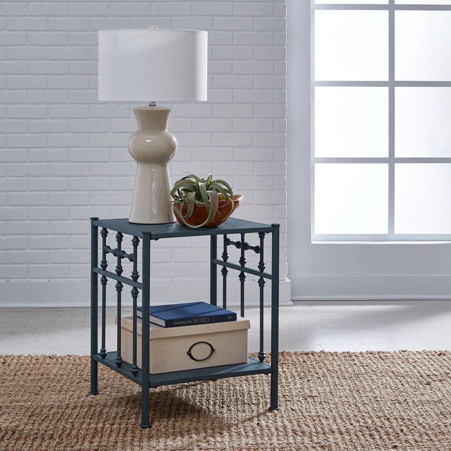 Vintage Series Metal Bed Or Headboard Only With Nightstand