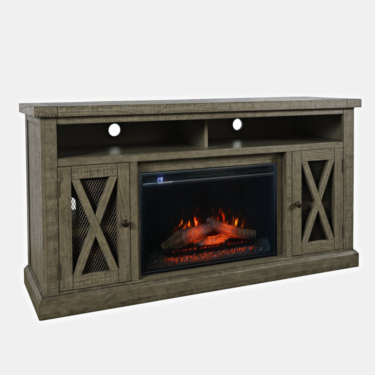 Telluride Electric Fireplace Media Console