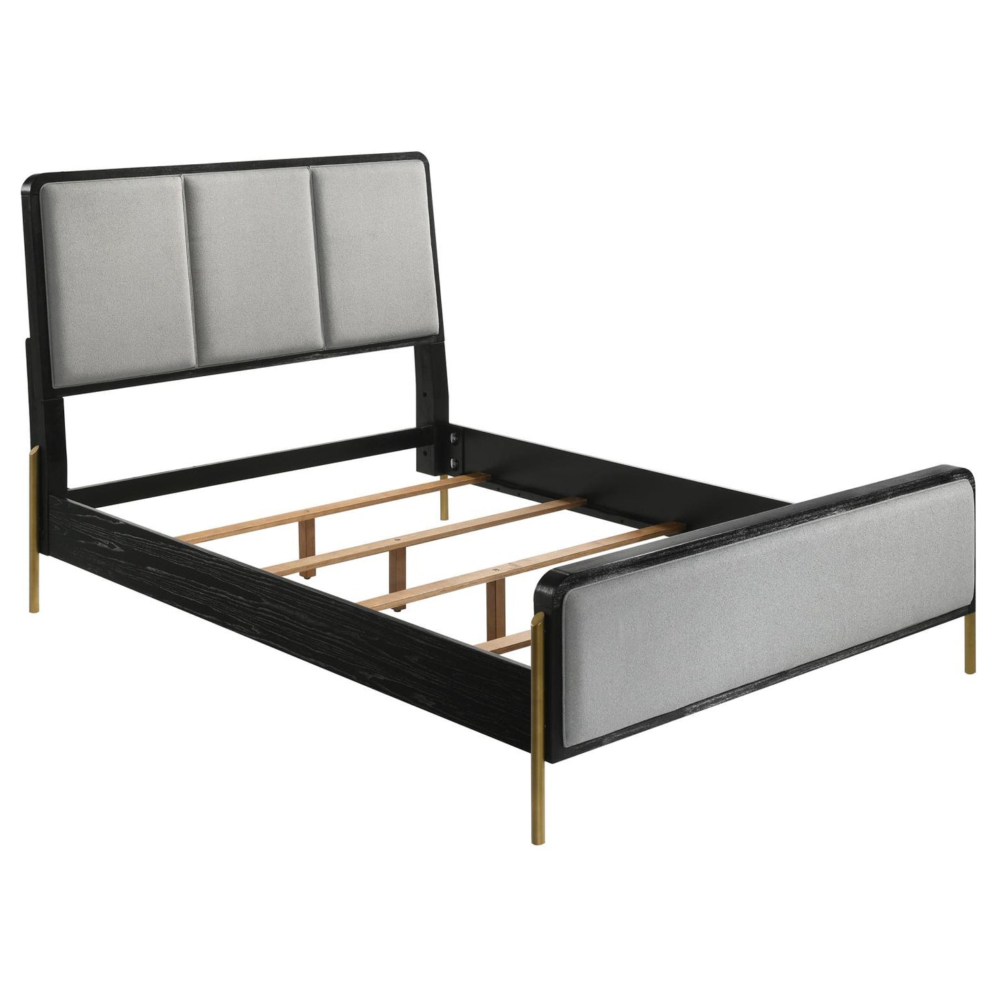 Arini Bed, Dresser, Round Mirror, Chest & Nightstands