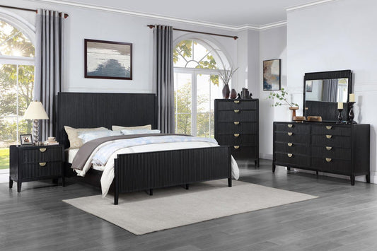 Brookmed Bed, Dresser, Mirror, Chest & Nightstands