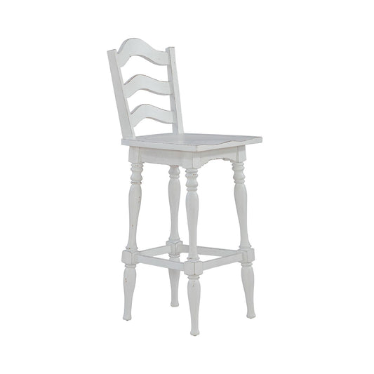 Ladder Back Swivel Stool