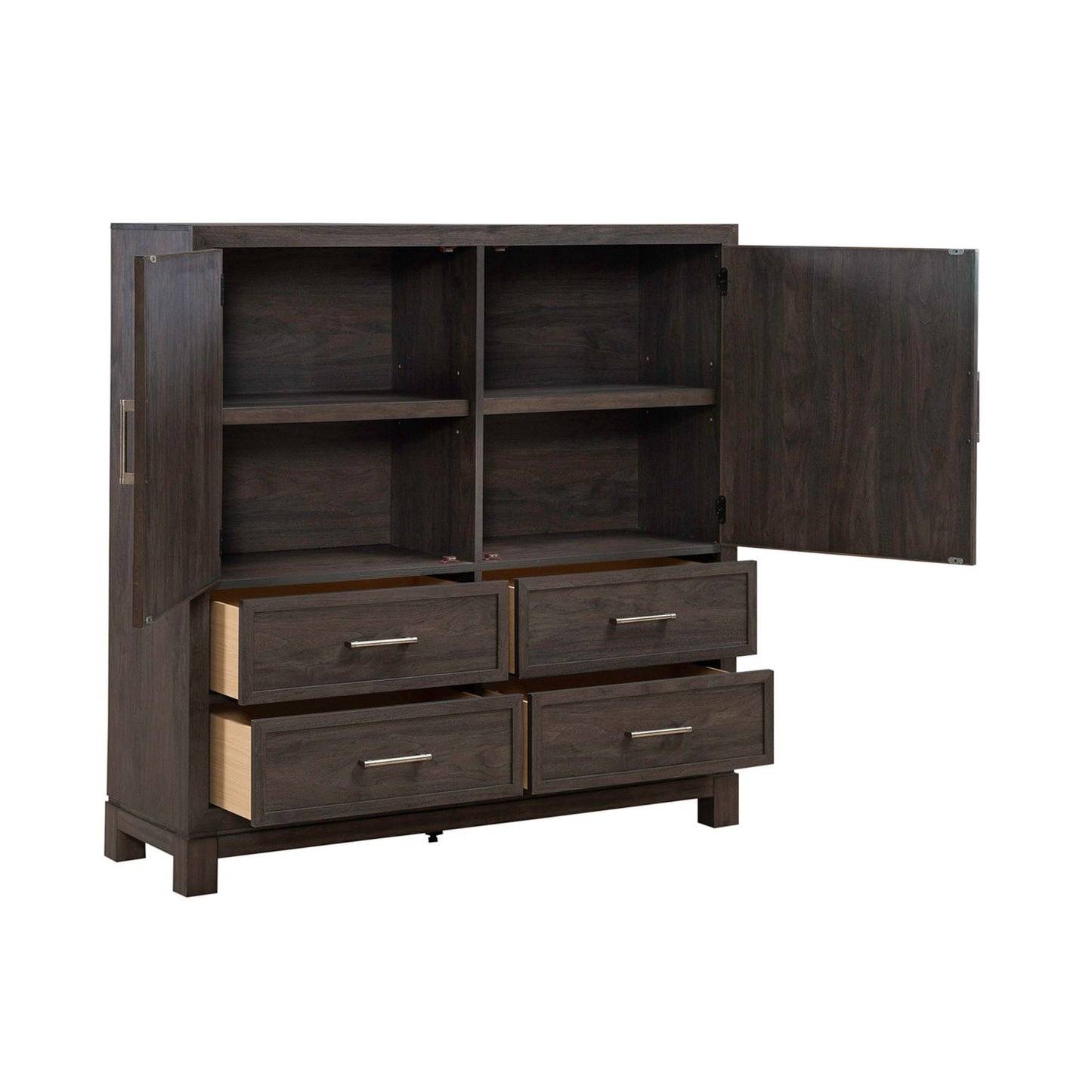 Modern Edge Uph Bed, Dresser & Mirror, Chest, Night Stand