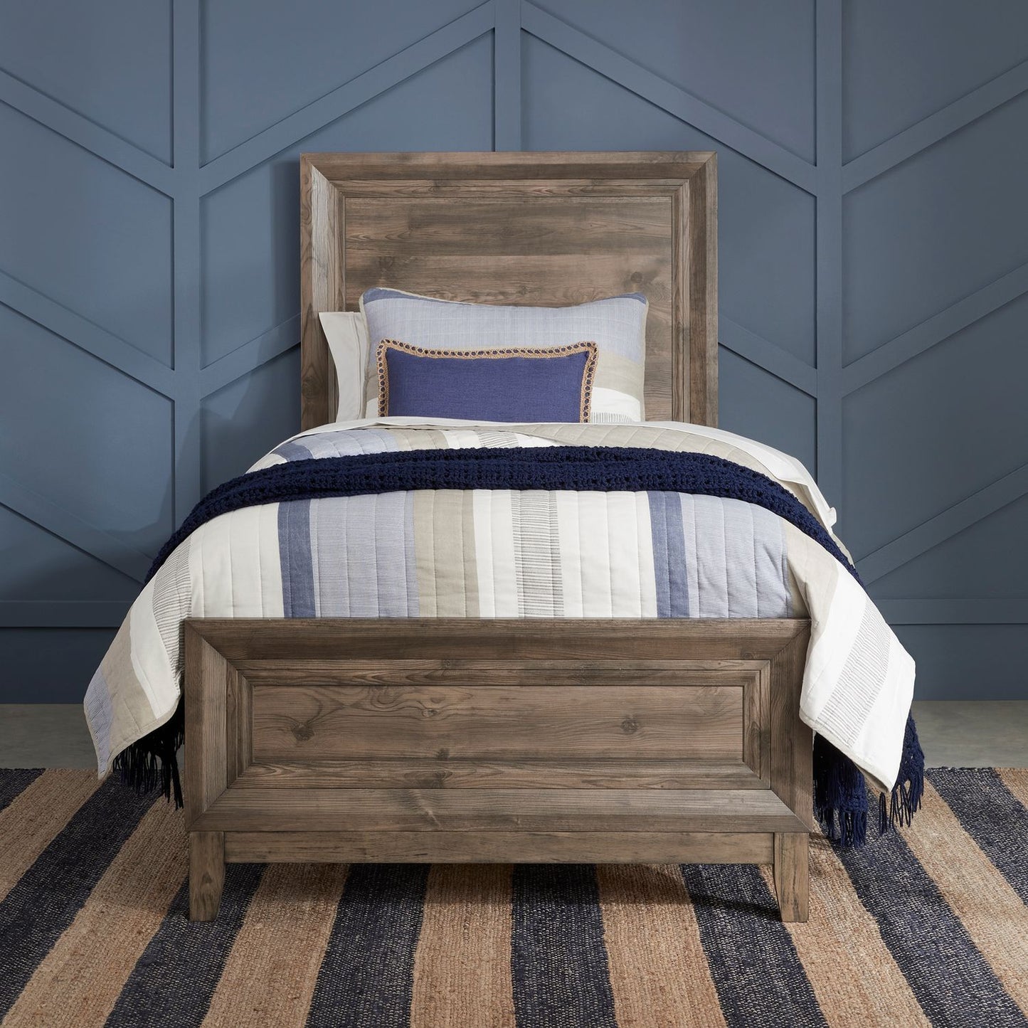 Ridgecrest Panel Bed, Chest, Nightstand, Dresser & Mirror