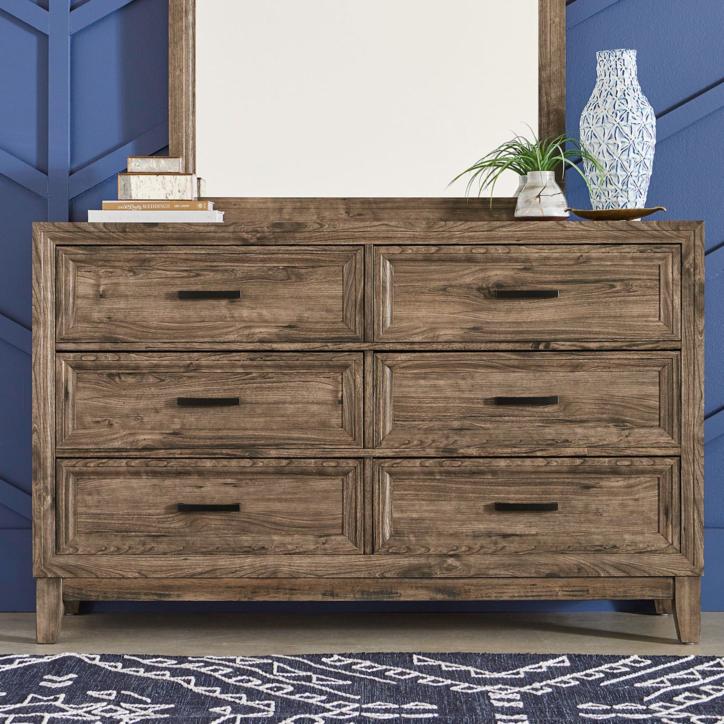 Ridgecrest Panel Bed, Chest, Nightstand, Dresser & Mirror