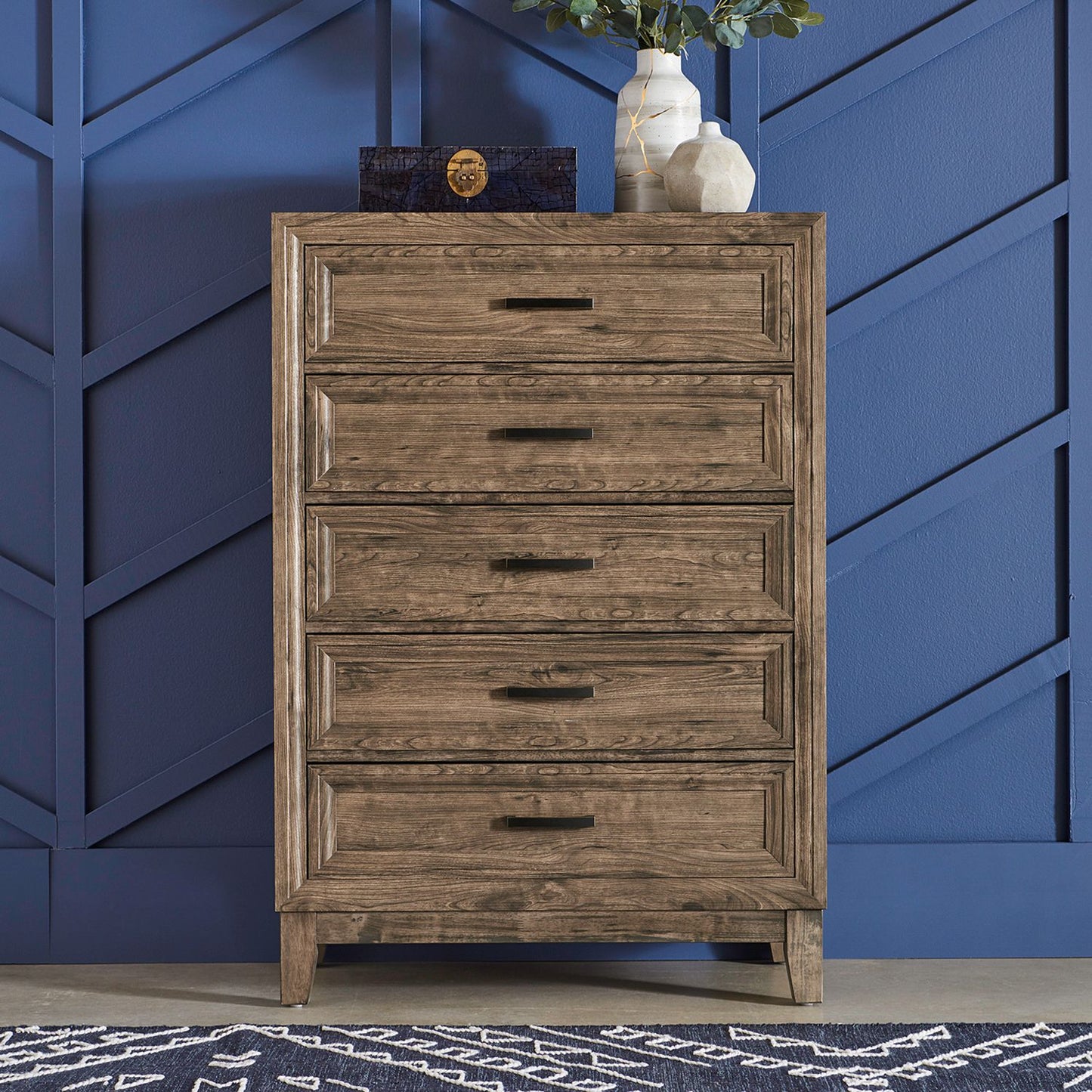 Ridgecrest Panel Bed, Chest, Nightstand, Dresser & Mirror