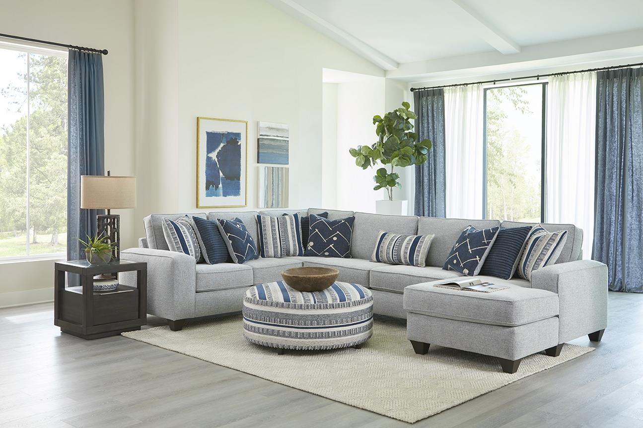 Albany Indigo 3pc Sectional