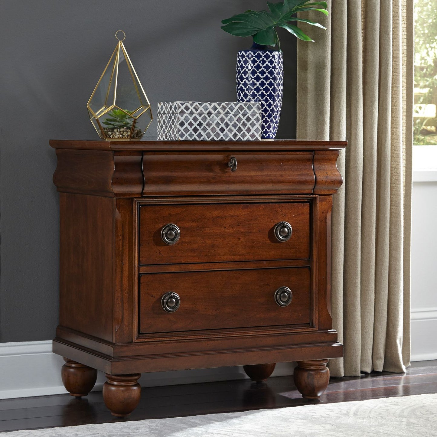 Rustic Traditions Sleigh Bed, Dresser, Mirror, Chest & Nightstands
