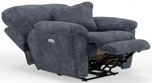 Paxton Deep Seat Reclining Sofa-Loveseat & Chair with USB
