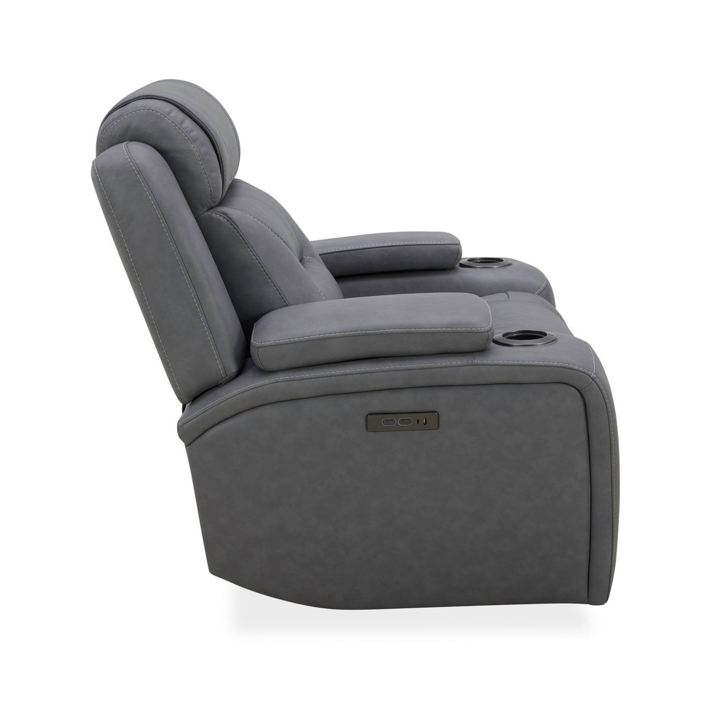 Chapman Dual Power Leather Recliner