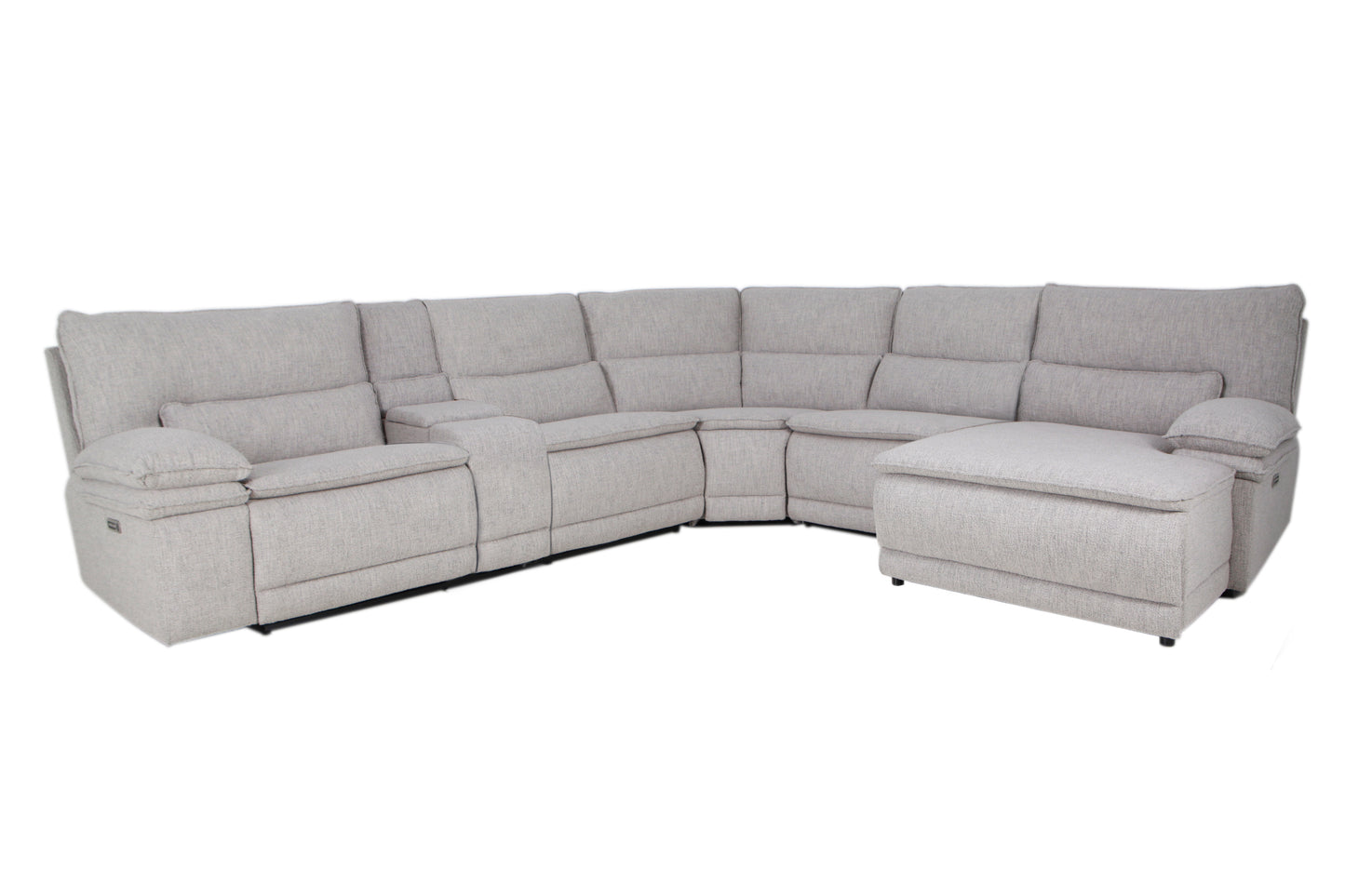 8866 6pc Power reclining sectional