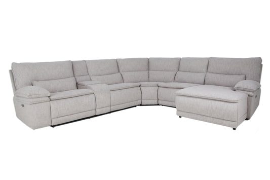 8866 6pc Power reclining sectional