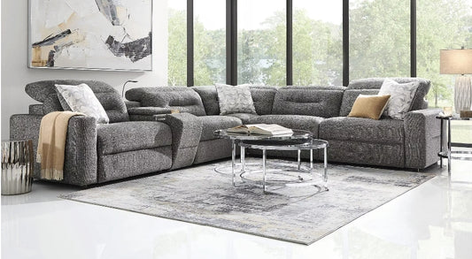 8933 6pc Power reclining sectional