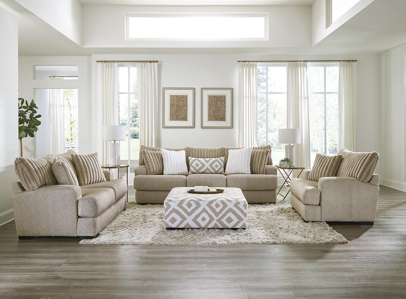 Tweed Toast Sofa, Loveseat & Chair