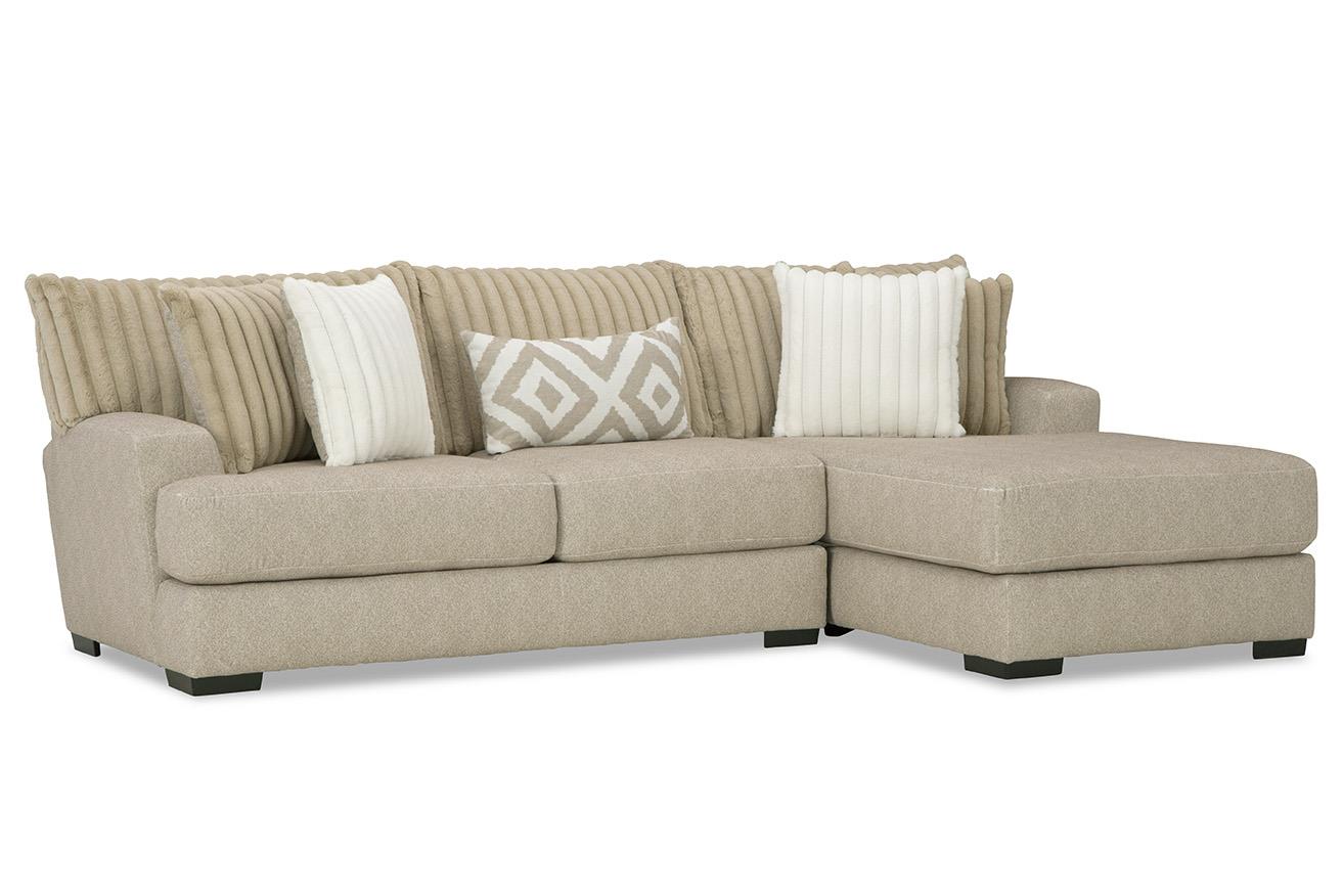 Tweed Toast 2pc Sectional