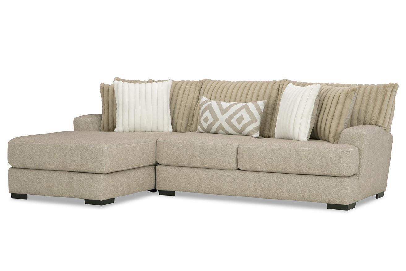 Tweed Toast 2pc Sectional