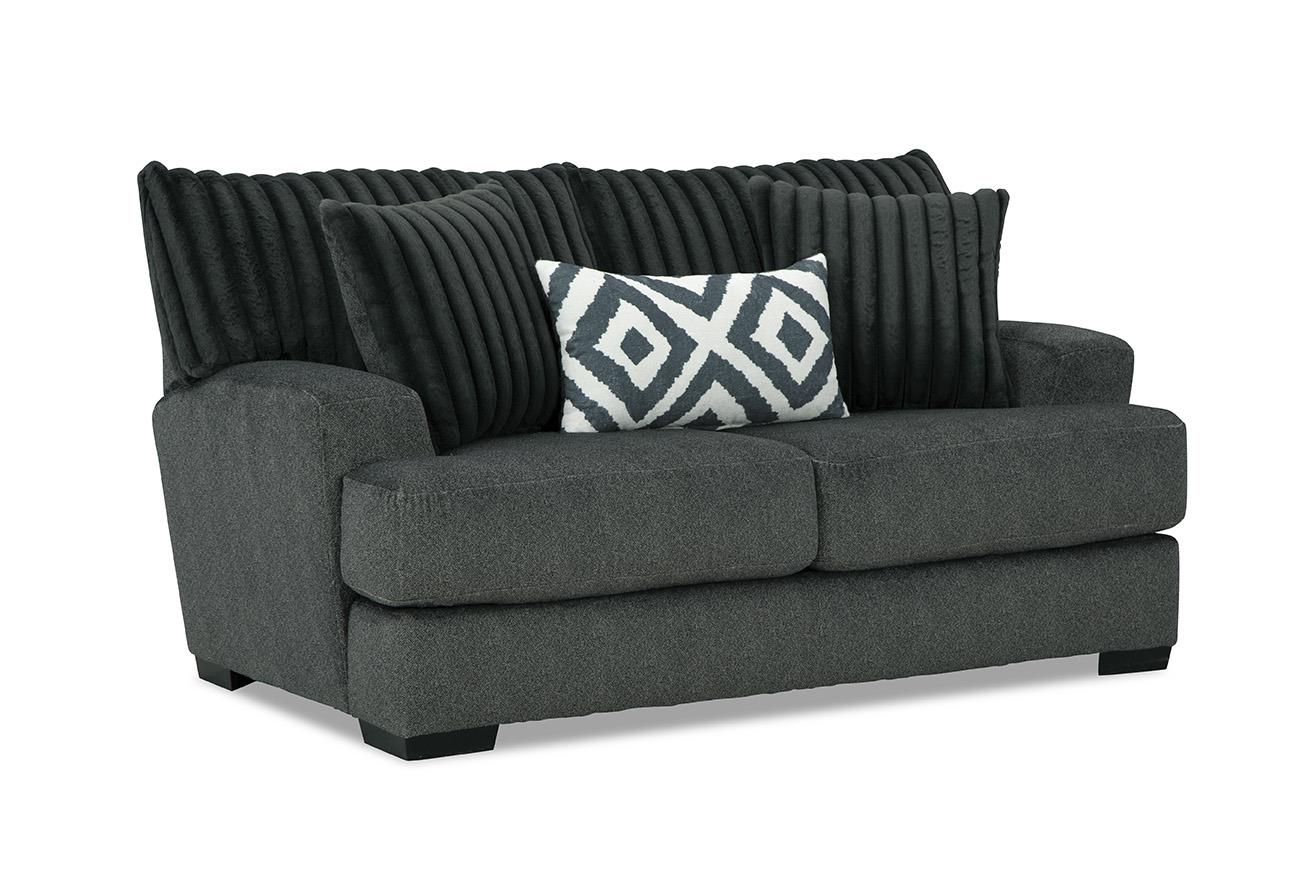 Tweed Gunmetal Sofa, Loveseat & Chair
