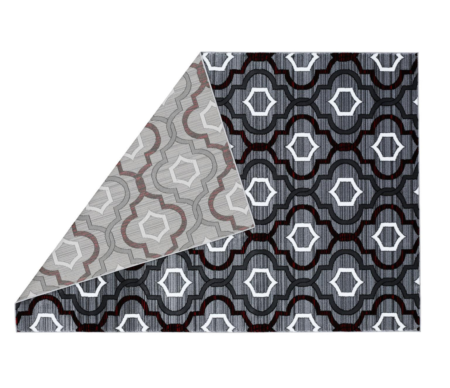 ANATOLIA RUG COLLECTION (AH10) (Grey & Red)