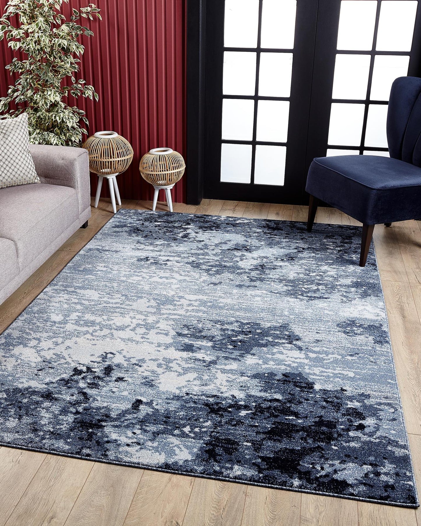 ANGEL RUG COLLECTION (AL05) (Blue & Grey)