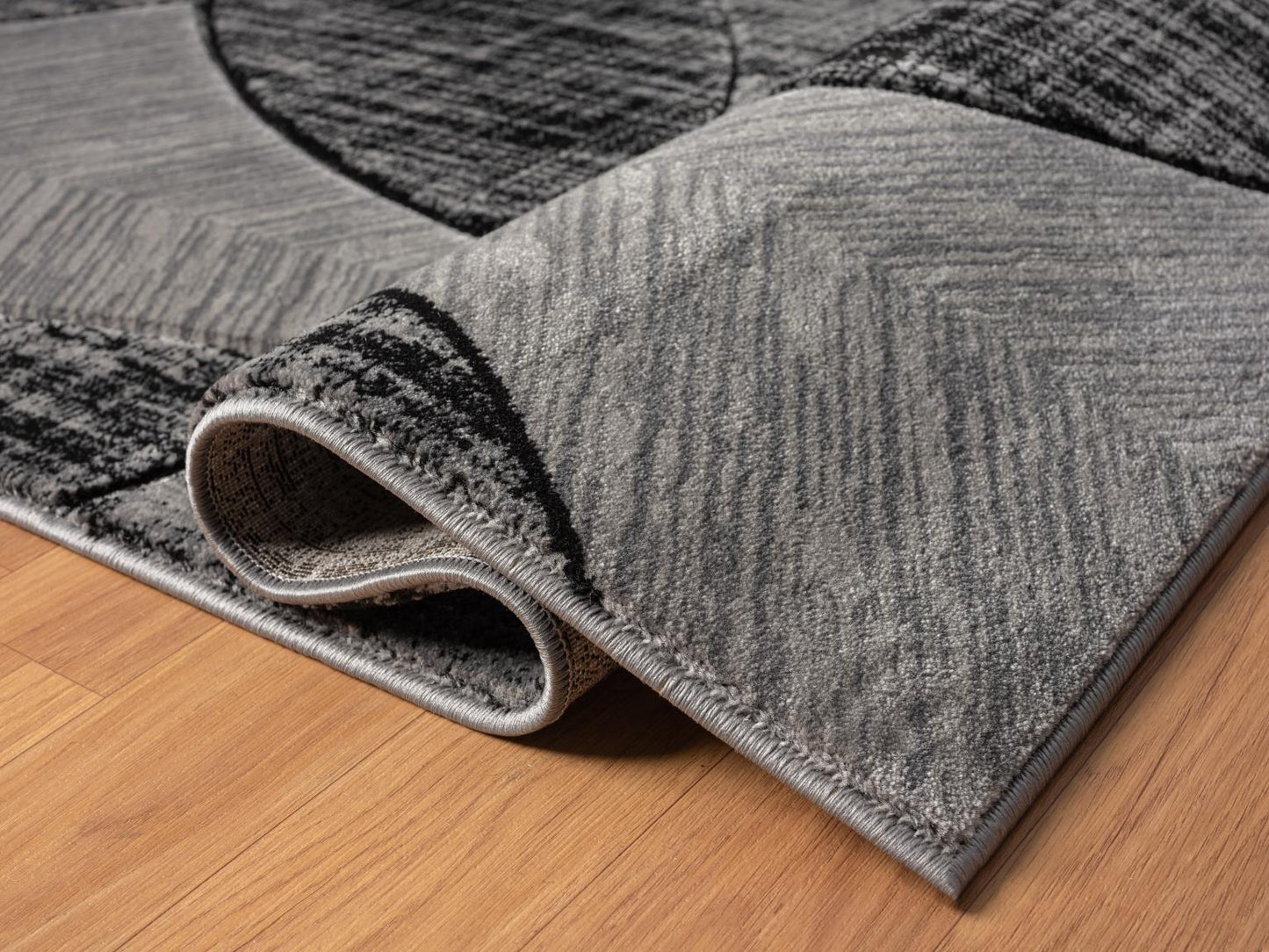 ALEXIA RUG COLLECTION (AX09) GRAY ON GRAY