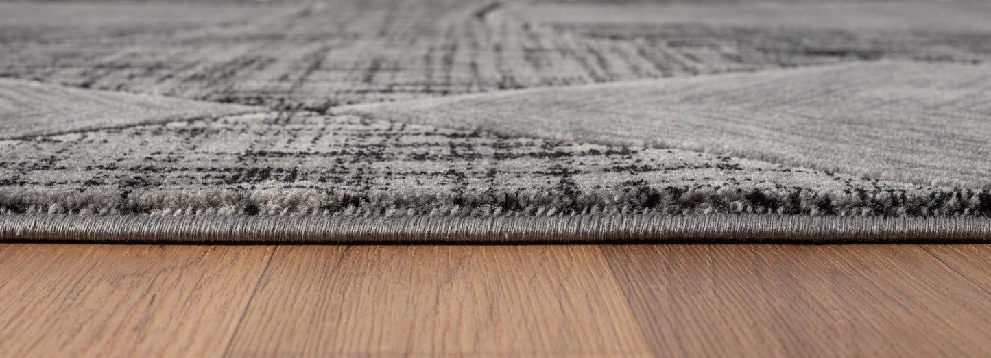 ALEXIA RUG COLLECTION (AX09) GRAY ON GRAY