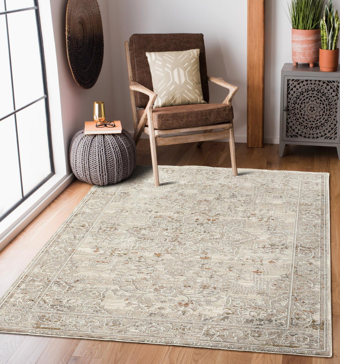 AMELIA RUG COLLECTION (AM02) (Beige/Vizon)