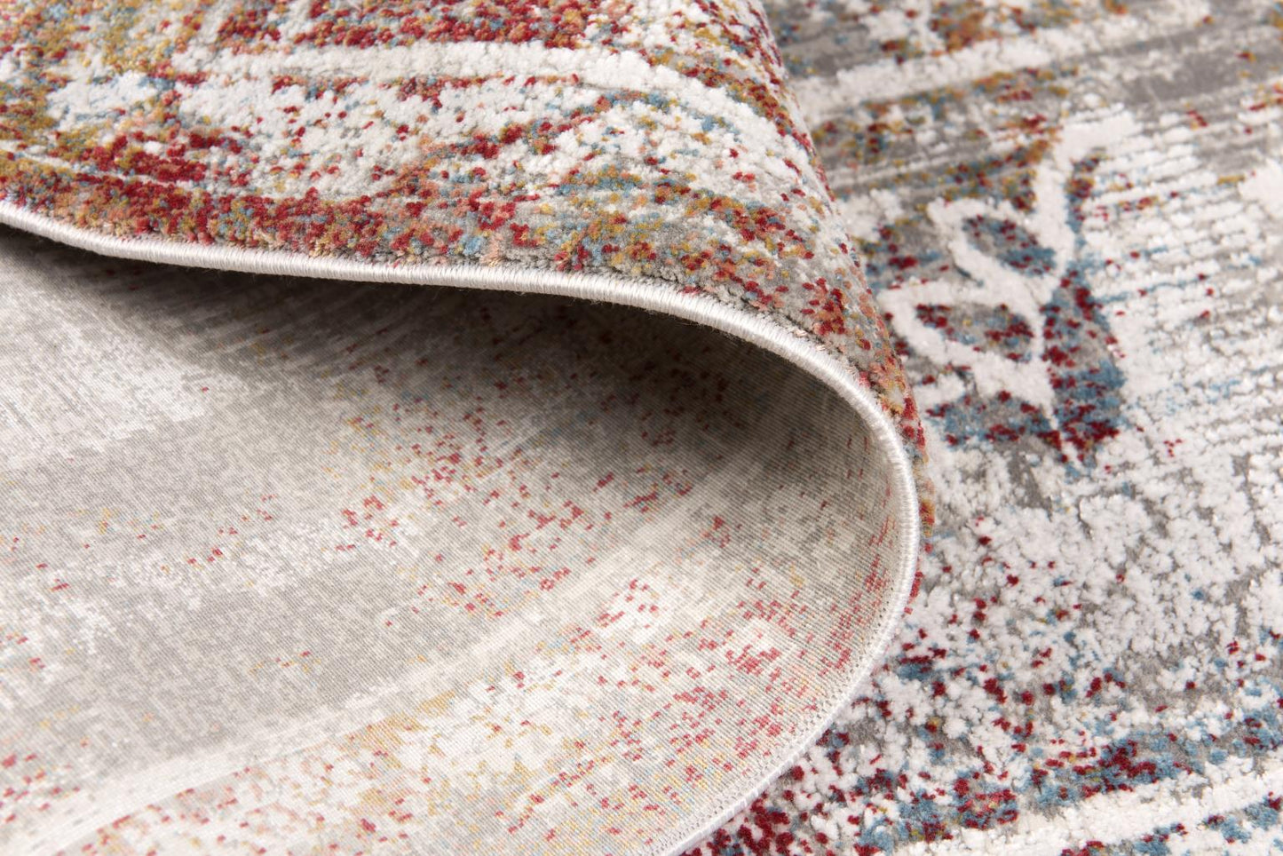 ANDROS RUG COLLECTION (AD05) (Grey or Red/Multi)