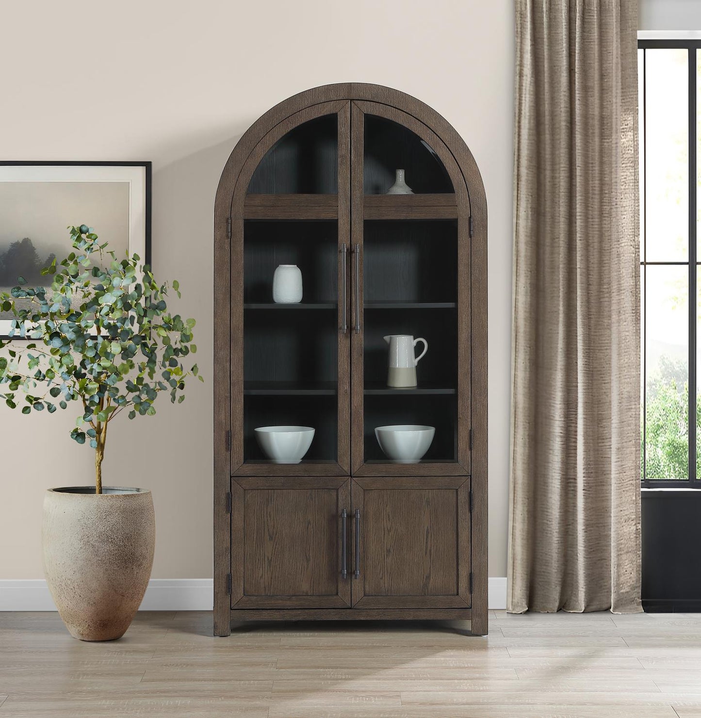 Burlington Curio, Cocoa with Black Interior