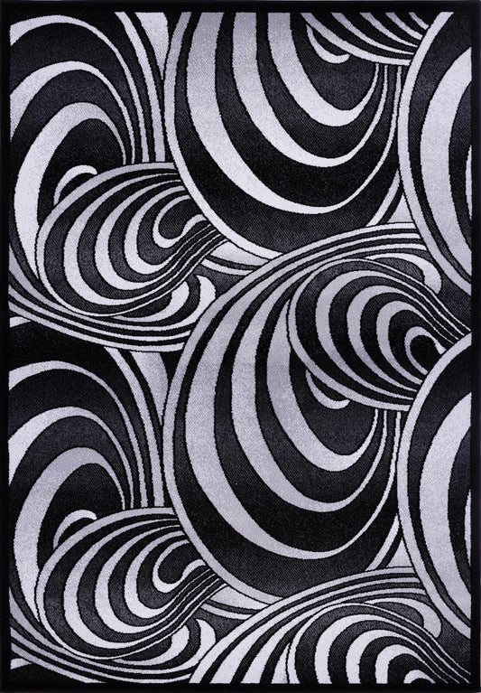 ANATOLIA RUG COLLECTION (AH02) (black and white)