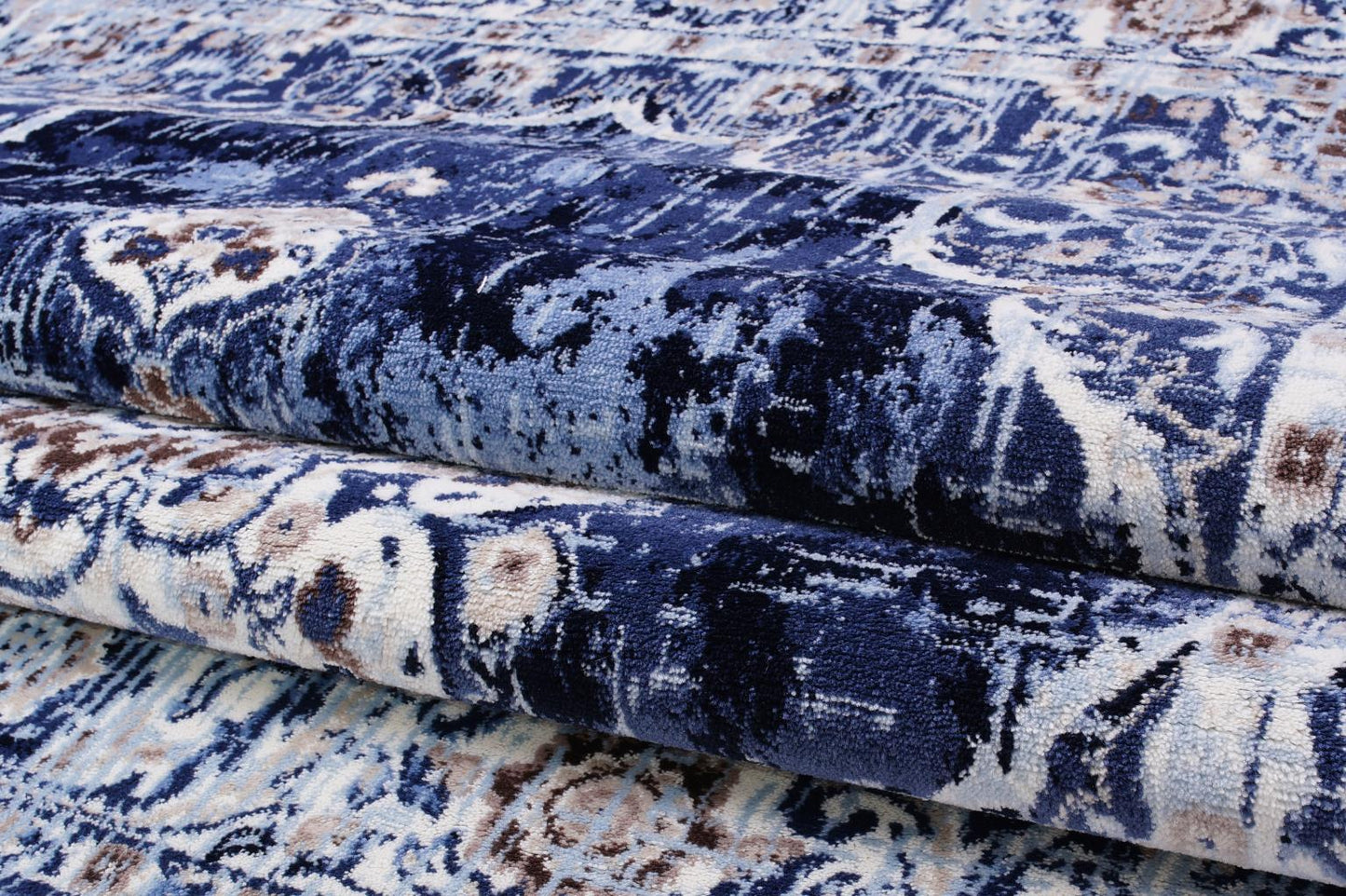 ANATOLIA RUG COLLECTION (AH04) (Blue and beige)