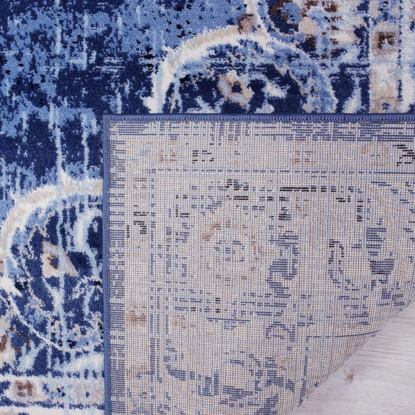 ANATOLIA RUG COLLECTION (AH04) (Blue and beige)