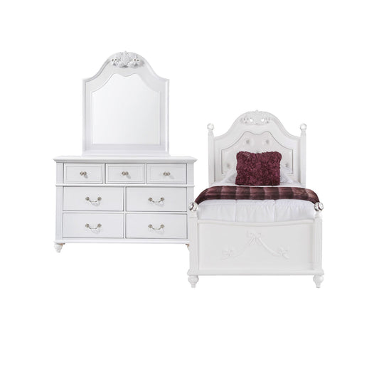 Alana Twin bed-Dresser-Mirror-Chest-Nightstand