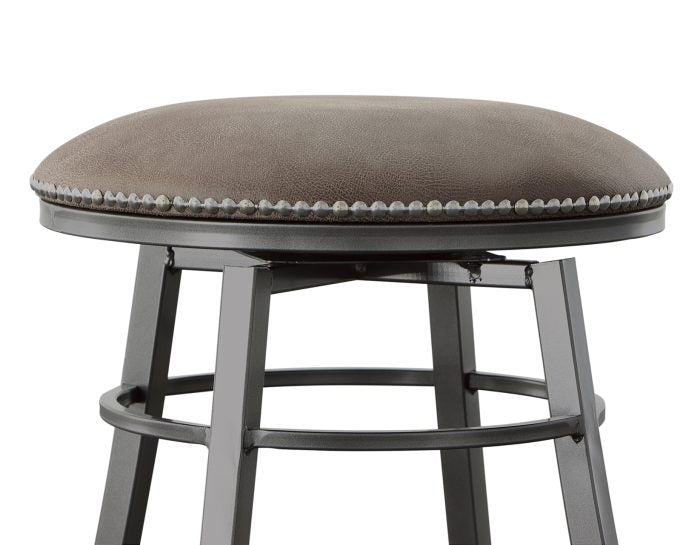 Bali 24″ or 30" Gray Backless Counter Stool, Swivel