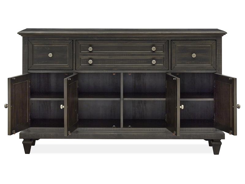 Calistoga Weathered Charcoal Server