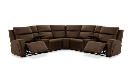 7PC TOP GRAIN LEATHER MATCH