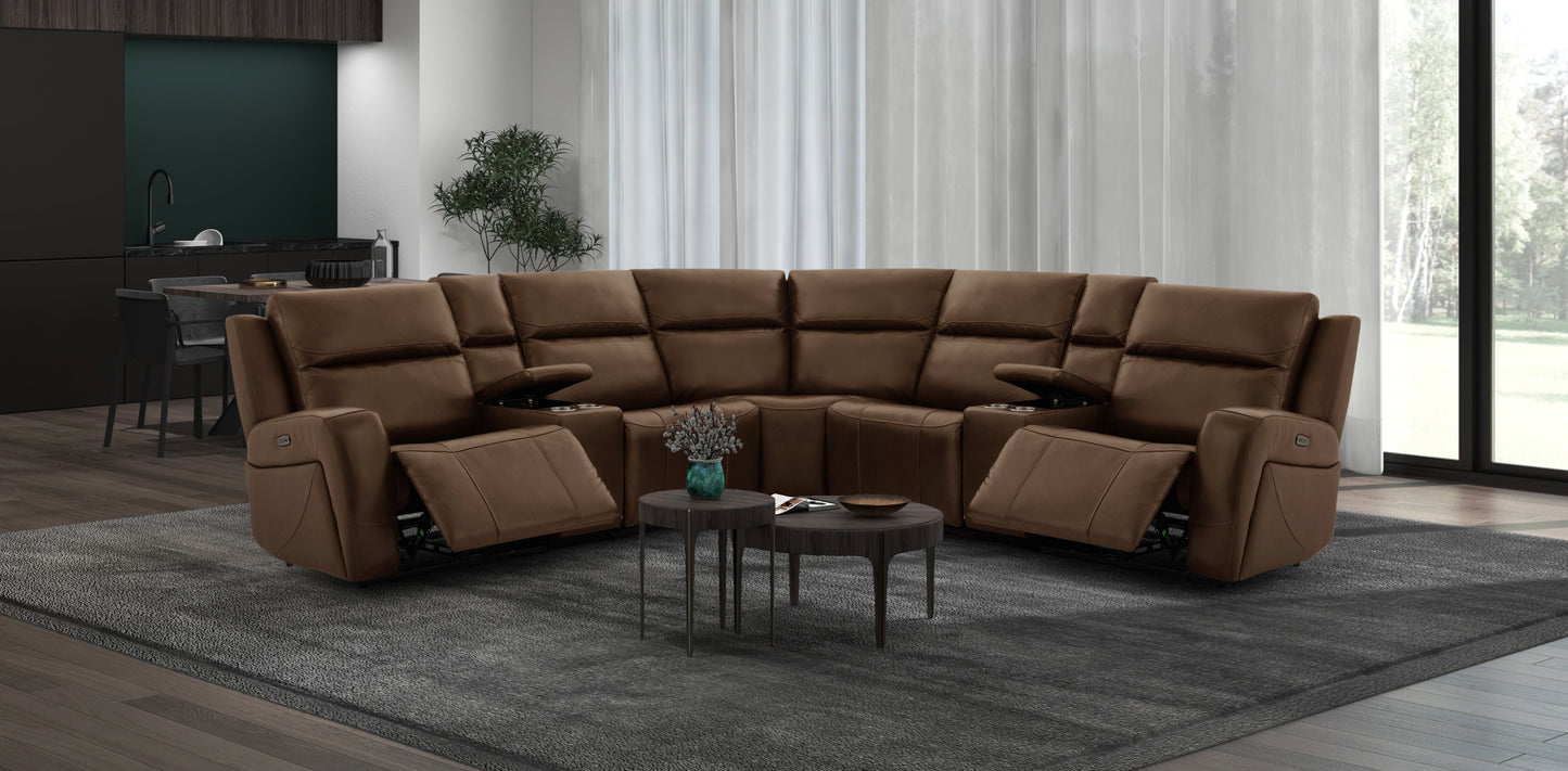 7PC TOP GRAIN LEATHER MATCH