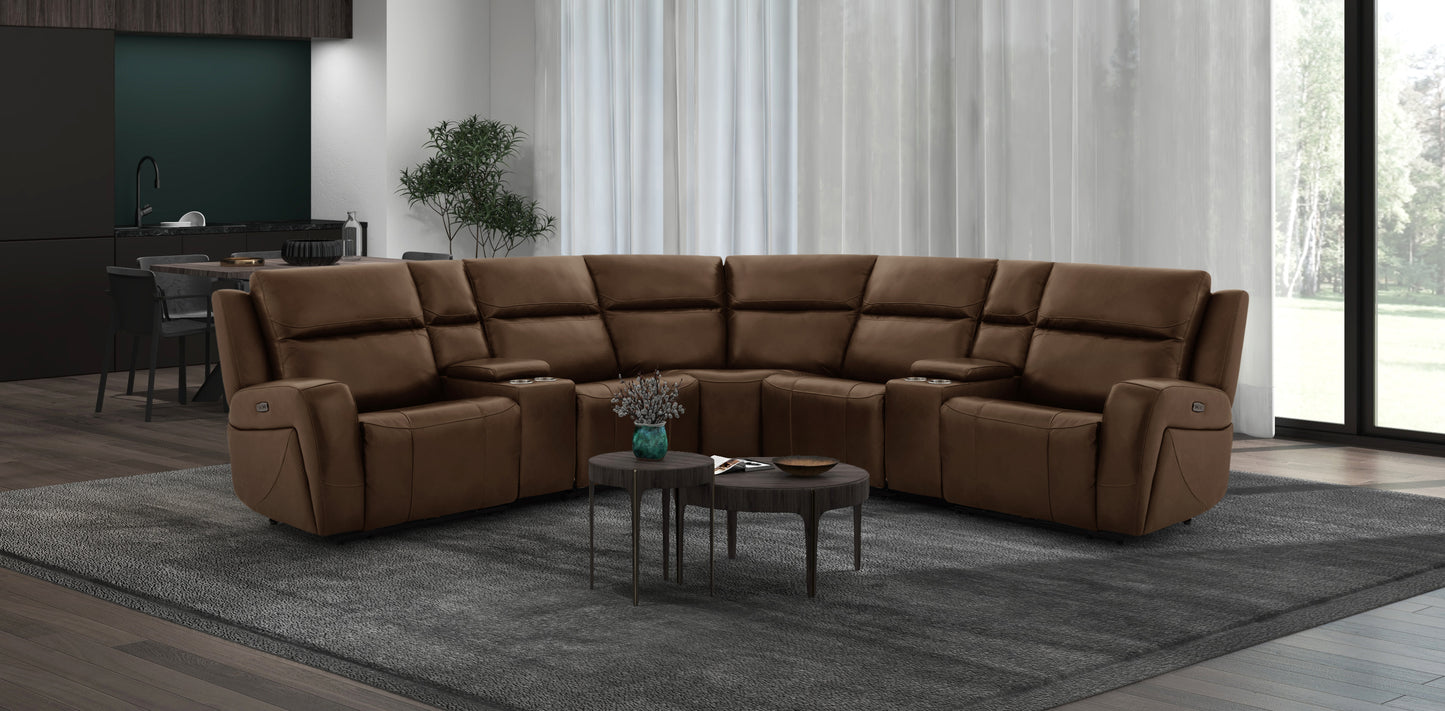 7PC TOP GRAIN LEATHER MATCH