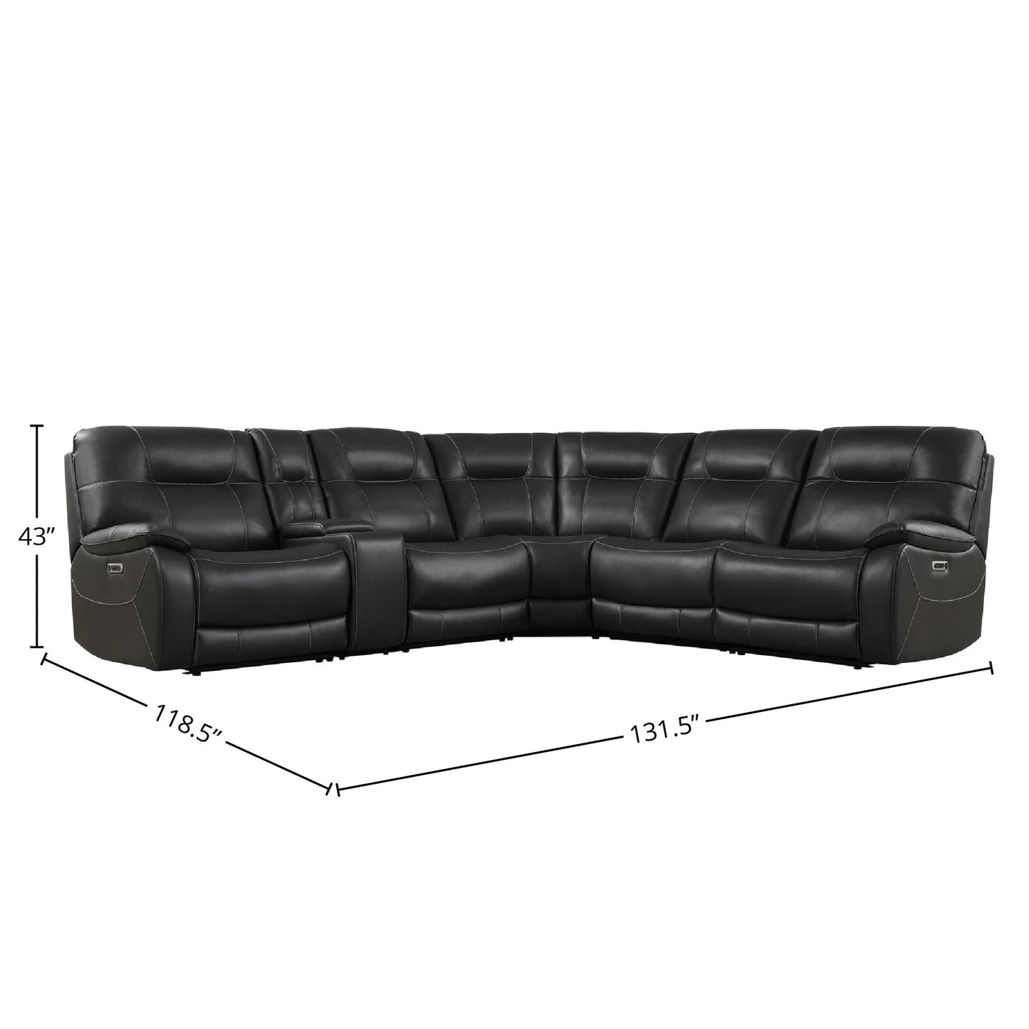 Axel Ozone 6pc Power Sectional