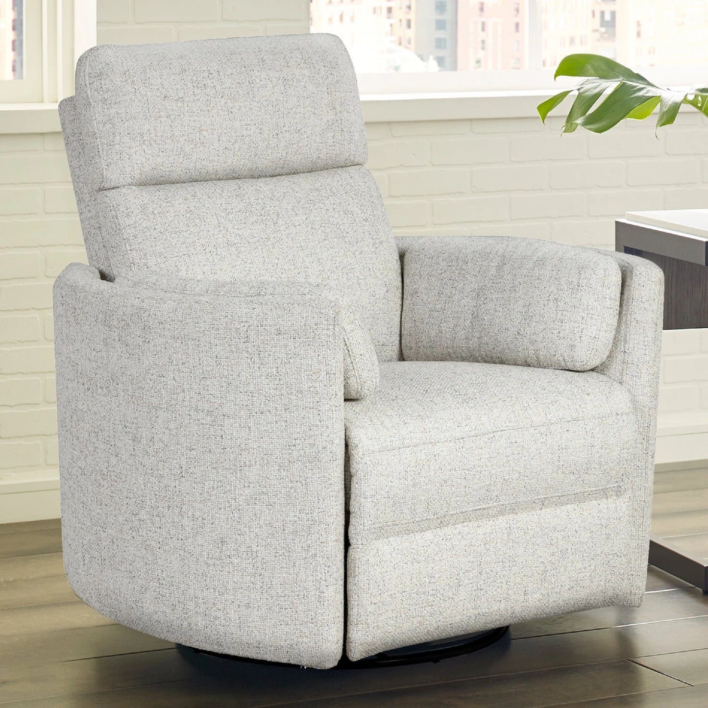 Radius Natural Beauty Quartz Power Swivel Recliner