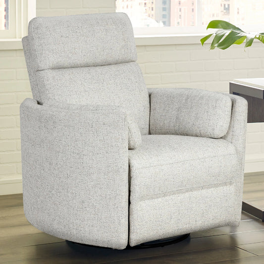 Radius Natural Beauty Quartz Power Swivel Recliner