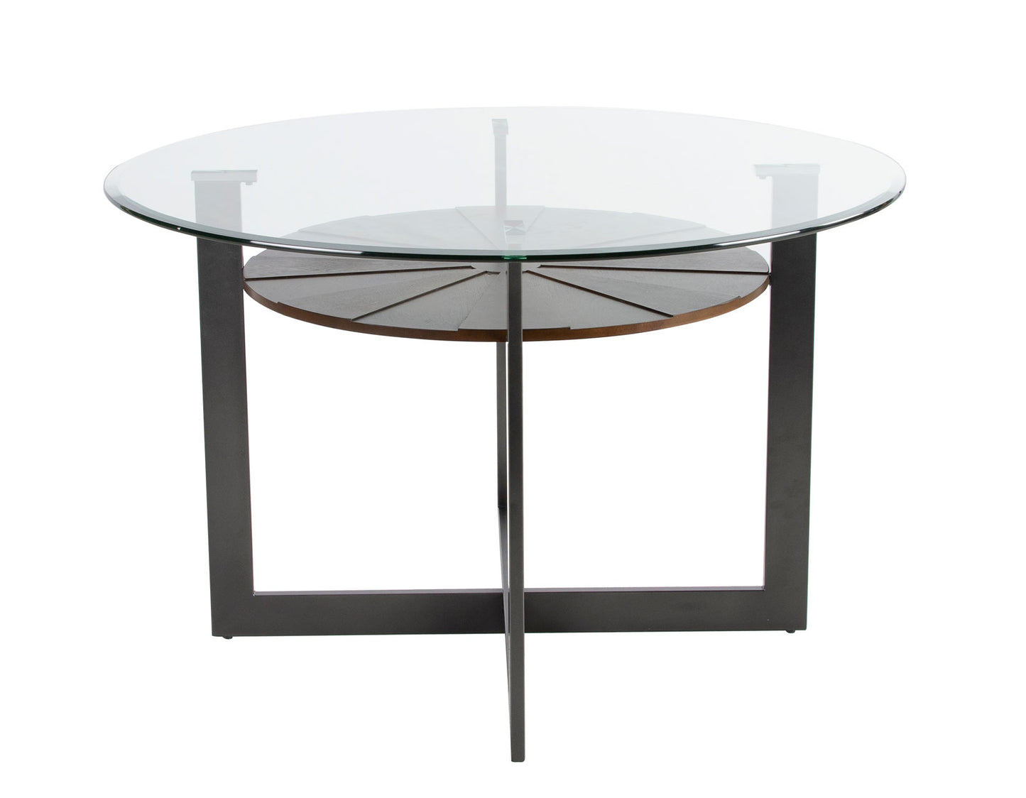 Olsen 5pc Glass Top Table & Upholstered Chairs