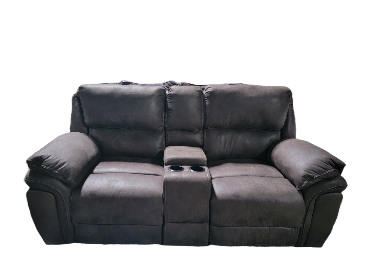 Charcoal Reclining Sofa & Loveseat