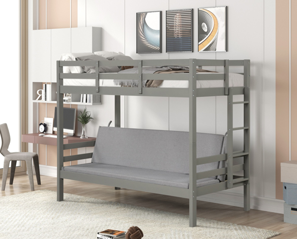Gray Bunk Bed
