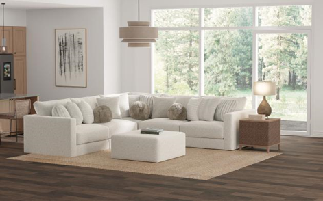 Ritzy Bone 5piece Sectional