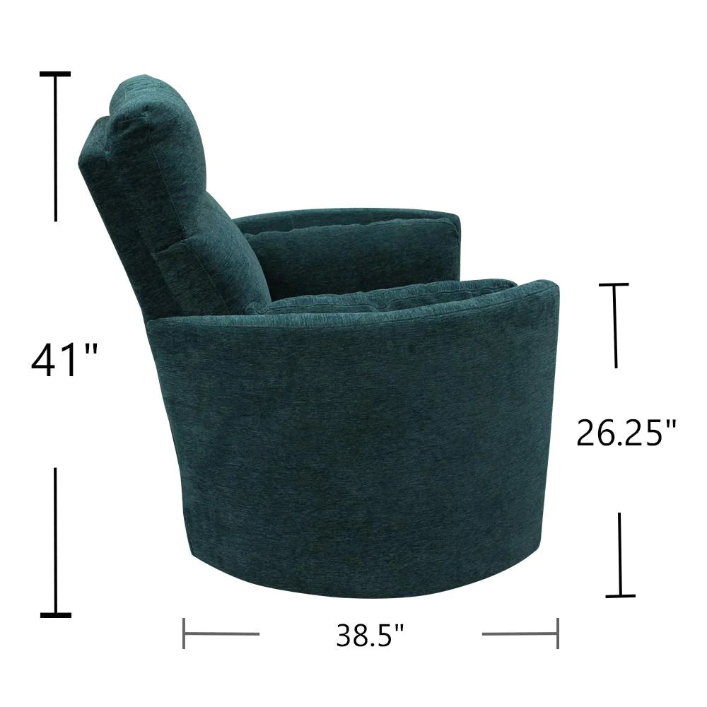 Radius Peacock Power Swivel Recliner