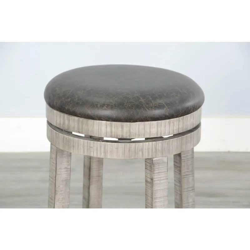 Alpine Gray 24"H or 30"H Swivel Stool Cushion Seat